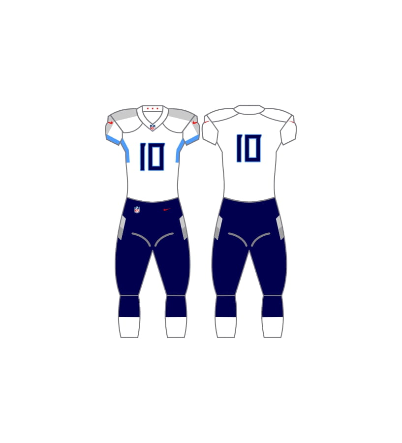 Tennessee Titans Away Uniform - Official NFL Gear