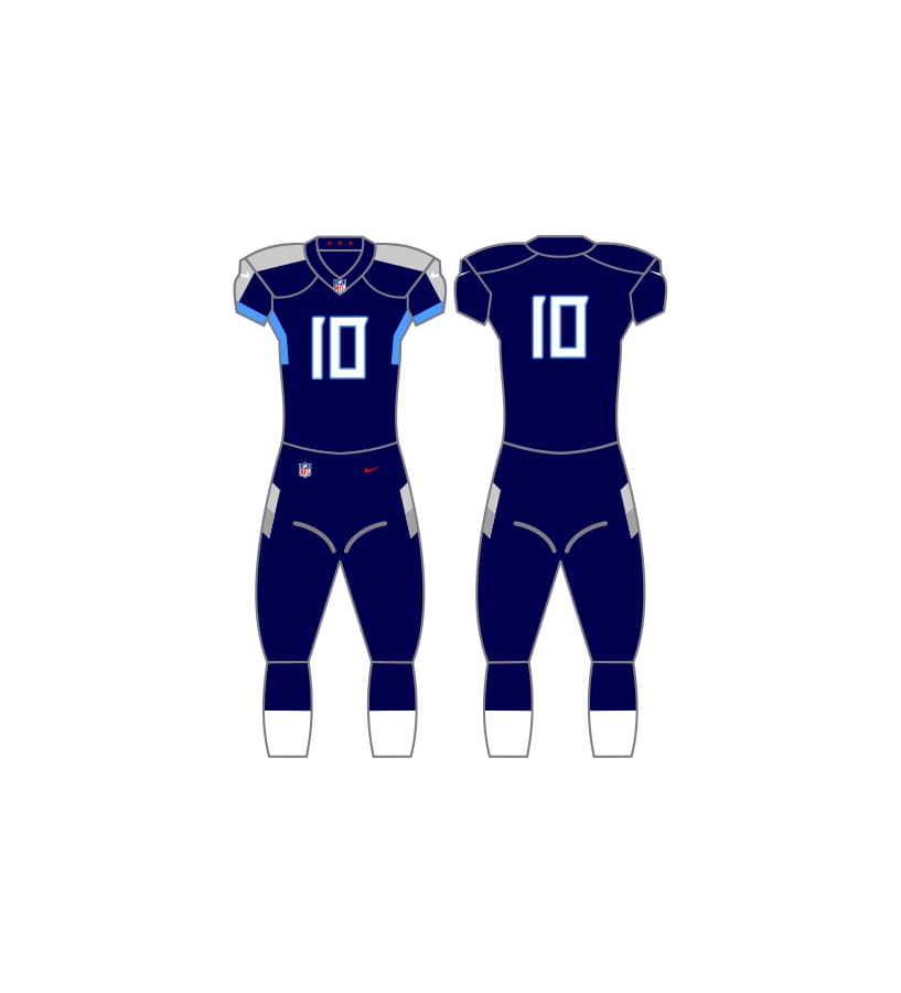 Tennessee Titans Home Uniform - Official NFL Gear