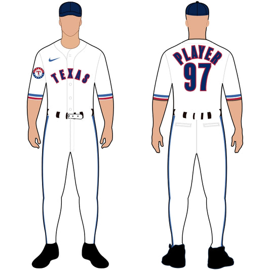 Texas Rangers Home Uniform – Official MLB Gear