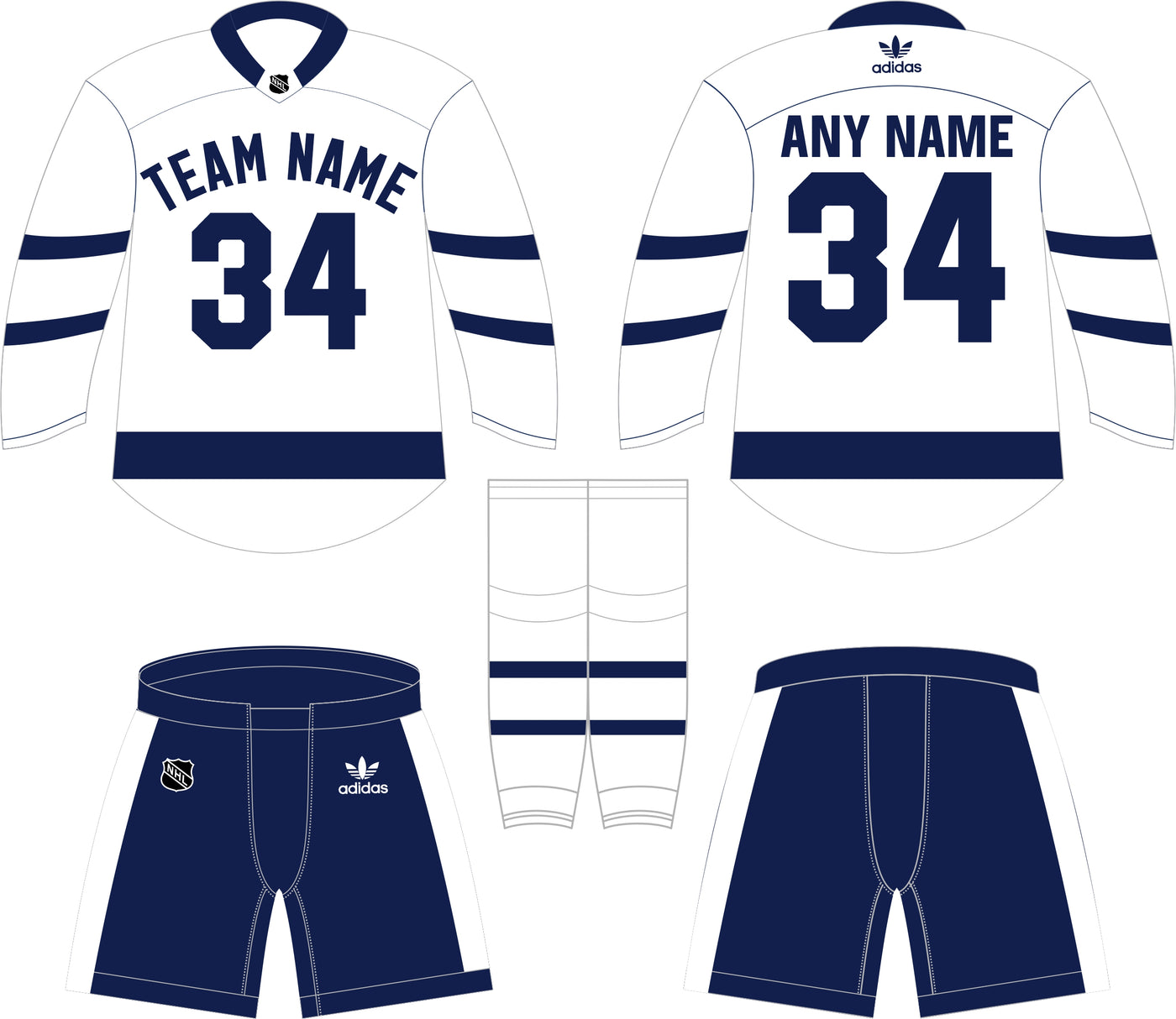 Toronto Maple Leafs Away Uniform - Official NHL Gear