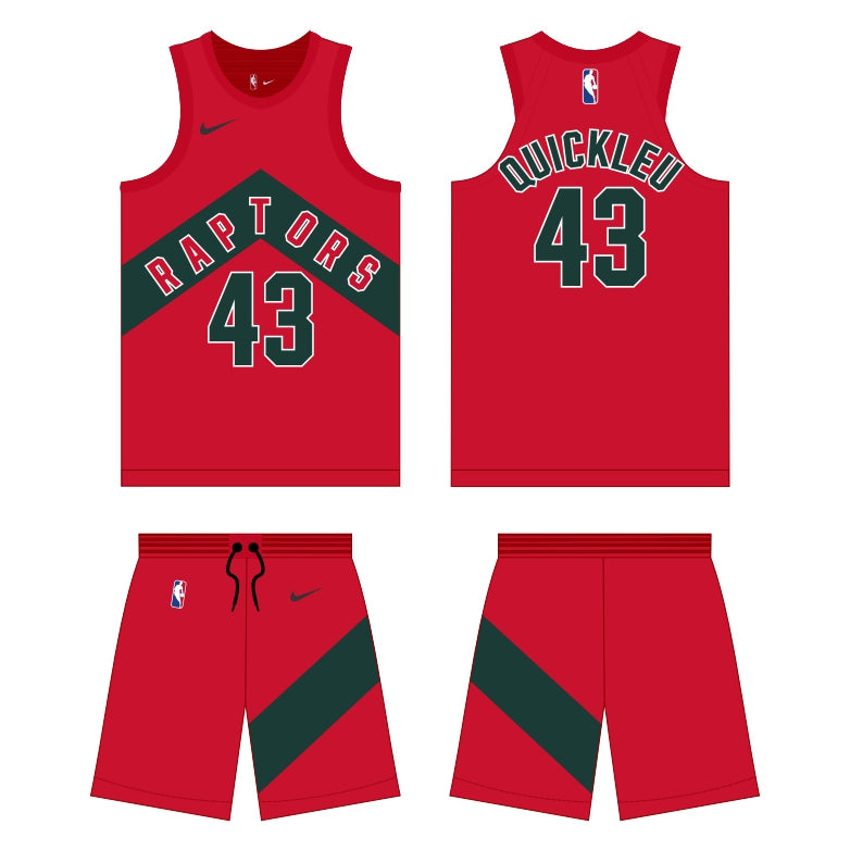 Toronto Raptors Icon Edition Uniform - Official NBA Gear