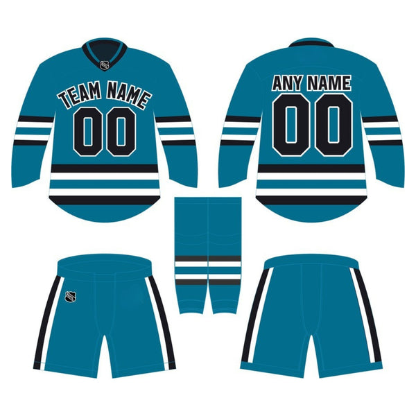 San Jose Sharks Home Uniform - Official NHL Gear