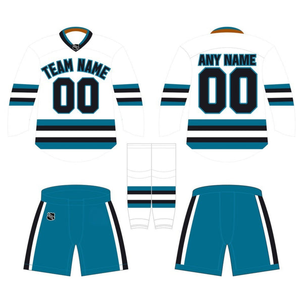 San Jose Sharks Away Uniform - Official NHL Gear