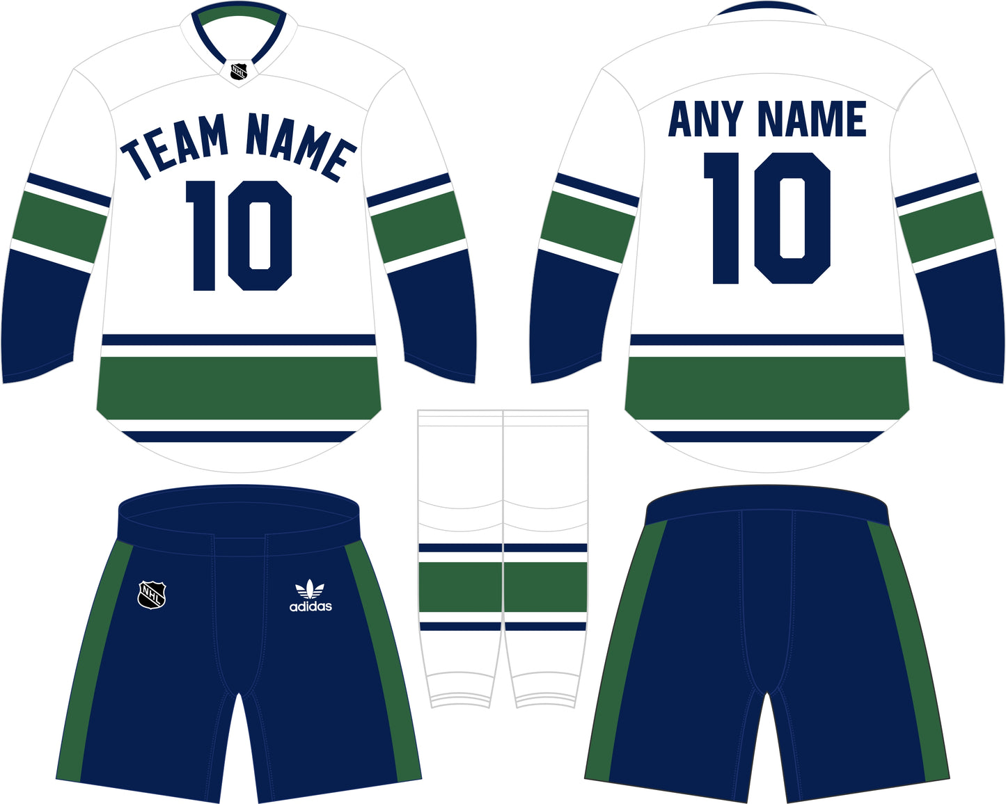 Vancouver Canucks Away Uniform - Official NHL Gear