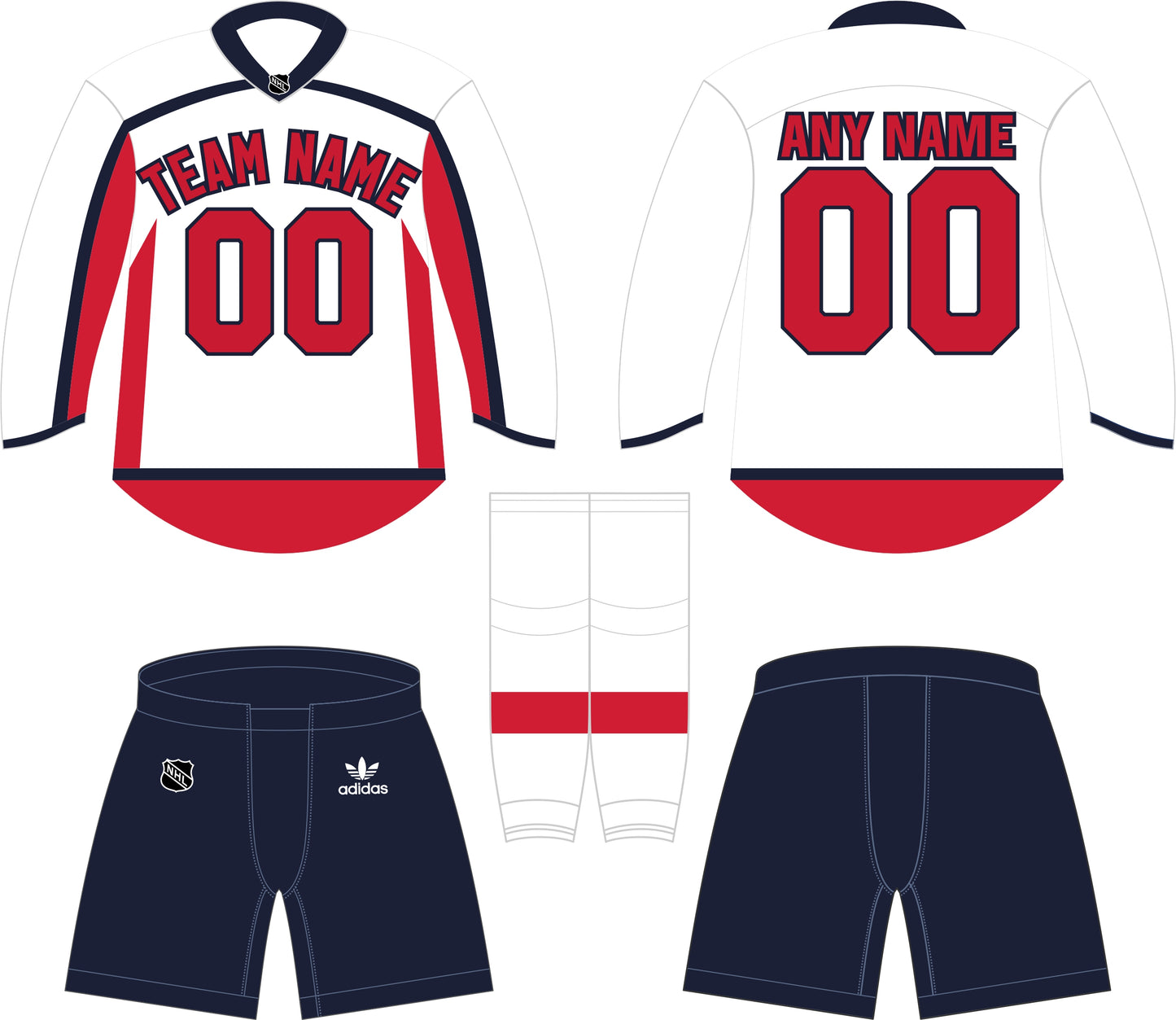 Washington Capitals Away Uniform - Official NHL Gear