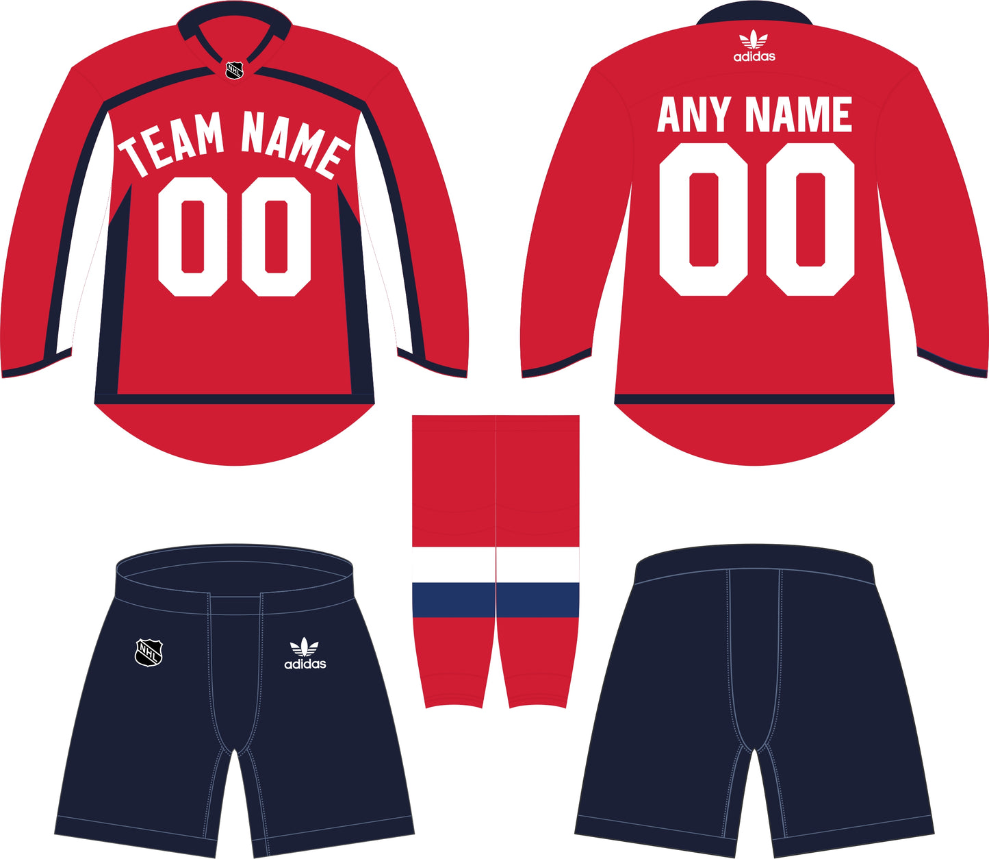 Washington Capitals Home Uniform - Official NHL Gear