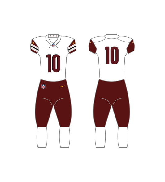 Washington Commanders Away Uniform - Official NFL Gear