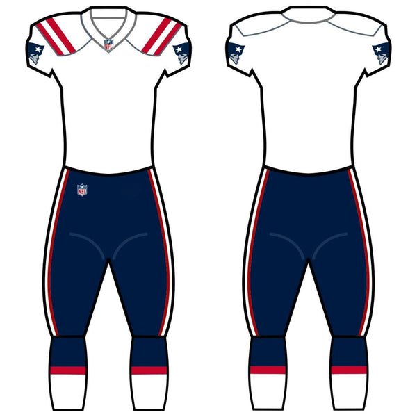 New England Patriots White Uniform - Official NFL Gear