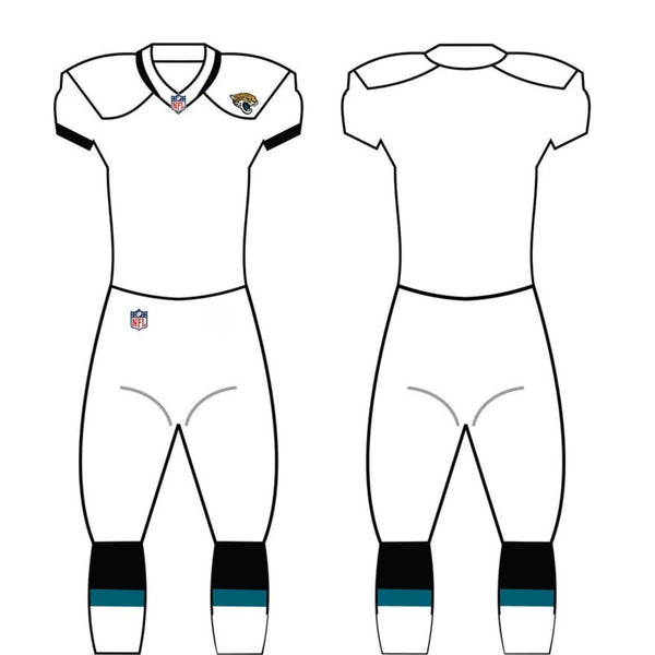 Jacksonville Jaguars White Uniform - Official NFL Gear