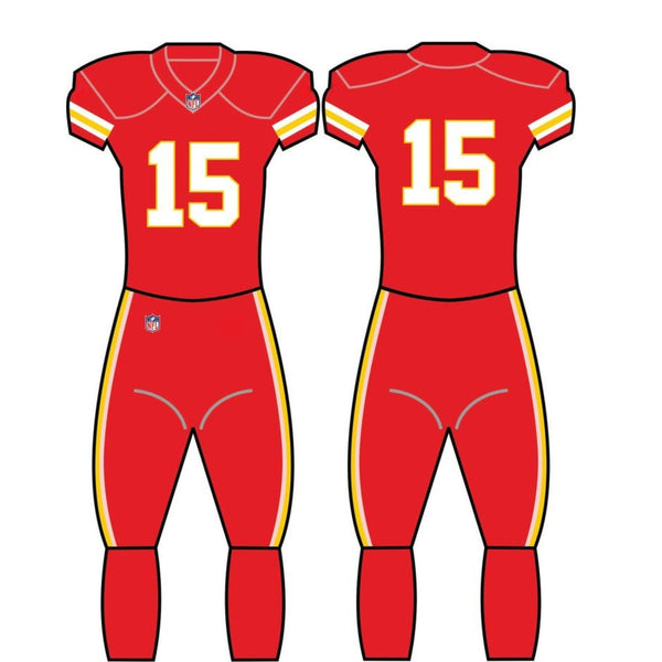 Kansas City Chiefs All Red Uniform - Official NFL Gear