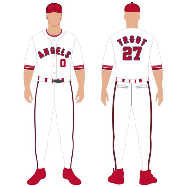 Los Angeles Angels Home Uniform – Official MLB Gear