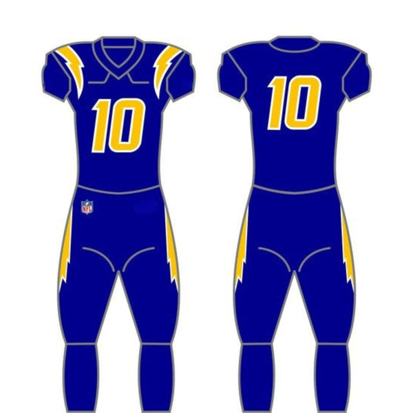 Los Angeles Chargers Alternate Uniform - Official NFL Gear