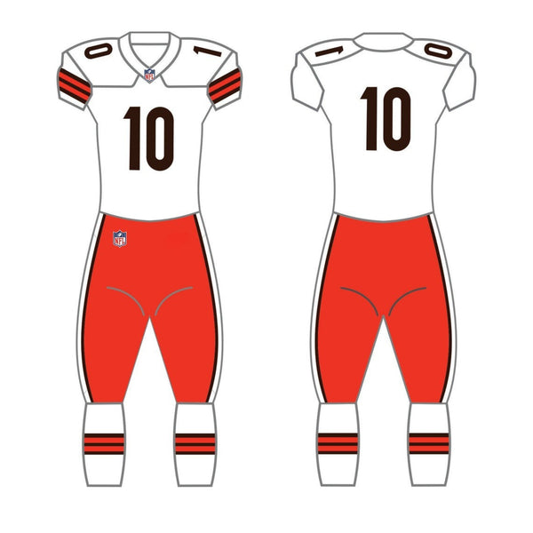 Cleveland Browns Away Uniform - Official NFL Gear