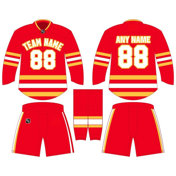 Calgary Flames Home Uniform - Official NHL Gear