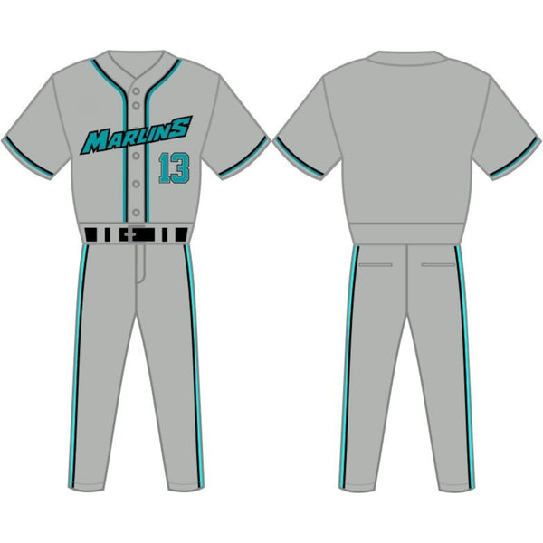 Miami Marlins Road Uniform – Official MLB Gear