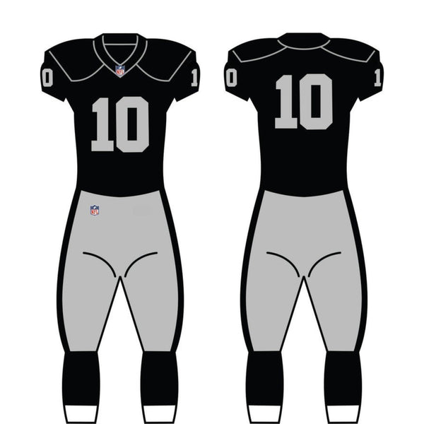 Las Vegas Raiders Color Uniform - Official NFL Gear