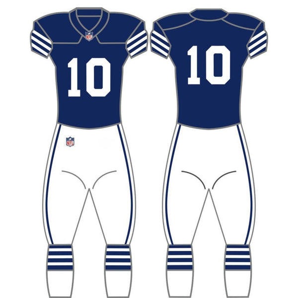 Indianapolis Colts Throw Back Uniform - Official NFL Gear