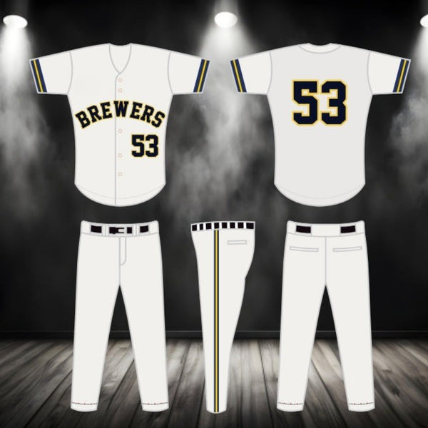 Milwaukee Brewers Away Uniform – Official MLB Gear