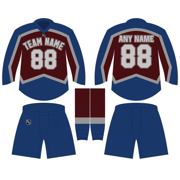 Colorado Avalanche Home Uniform - Official NHL Gear