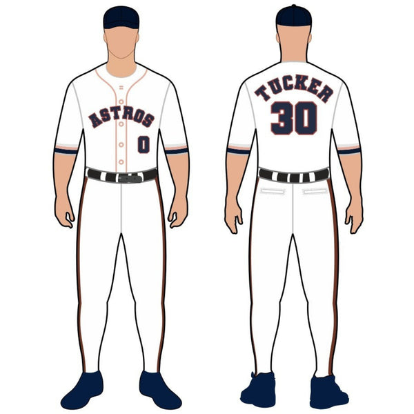 Houston Astros Home Uniform – Official MLB Gear