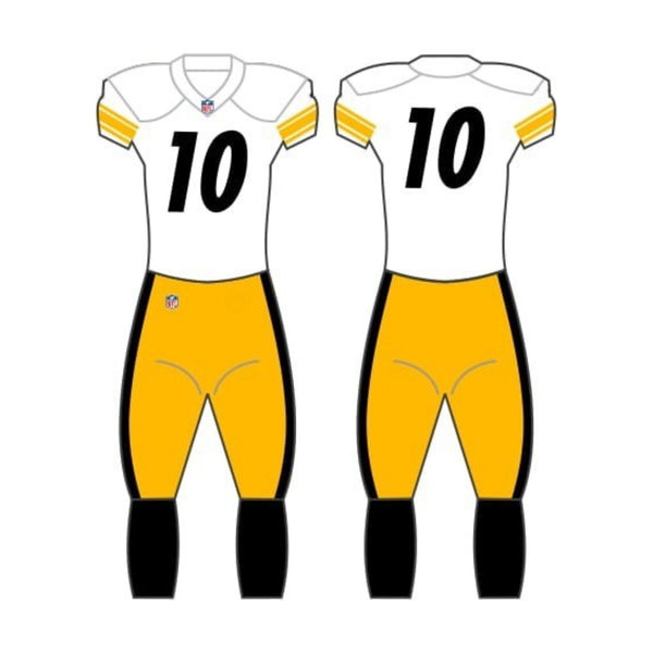 Pittsburgh Steelers White Uniform - Official NFL Gear