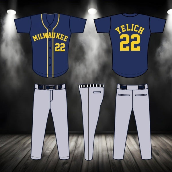 Milwaukee Brewers Alternate Uniform – Official MLB Gear