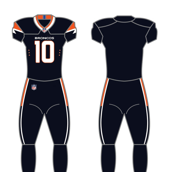 Denver Broncos Alternate Uniform - Official NFL Gear